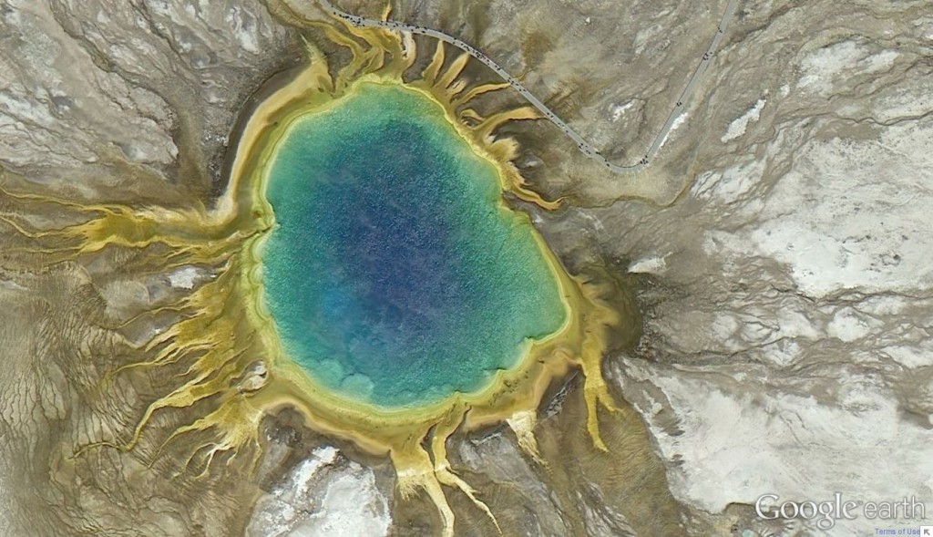 Google Earth Yellowstone Park