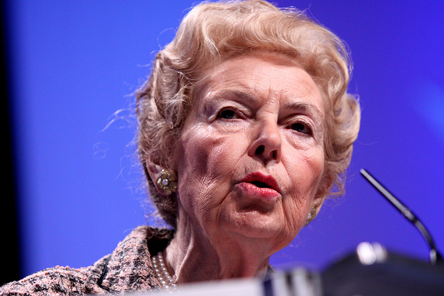 Silly Phyllis Schlafly Says Women Don’t Deserve Equal Pay