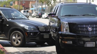 entertainment, justin bieber, SUV, car crash paparazzi, crash