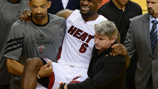 Lebron James Cramps Creates Eye Roll for Cleveland Fans