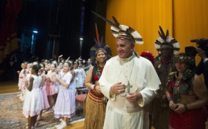 Pope Francis calls to protect the Amazin rainforest and its natives