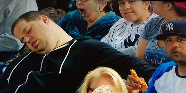 Sleeping Yankees Fan Is Filing a $10 Million Suit Against ESPN 