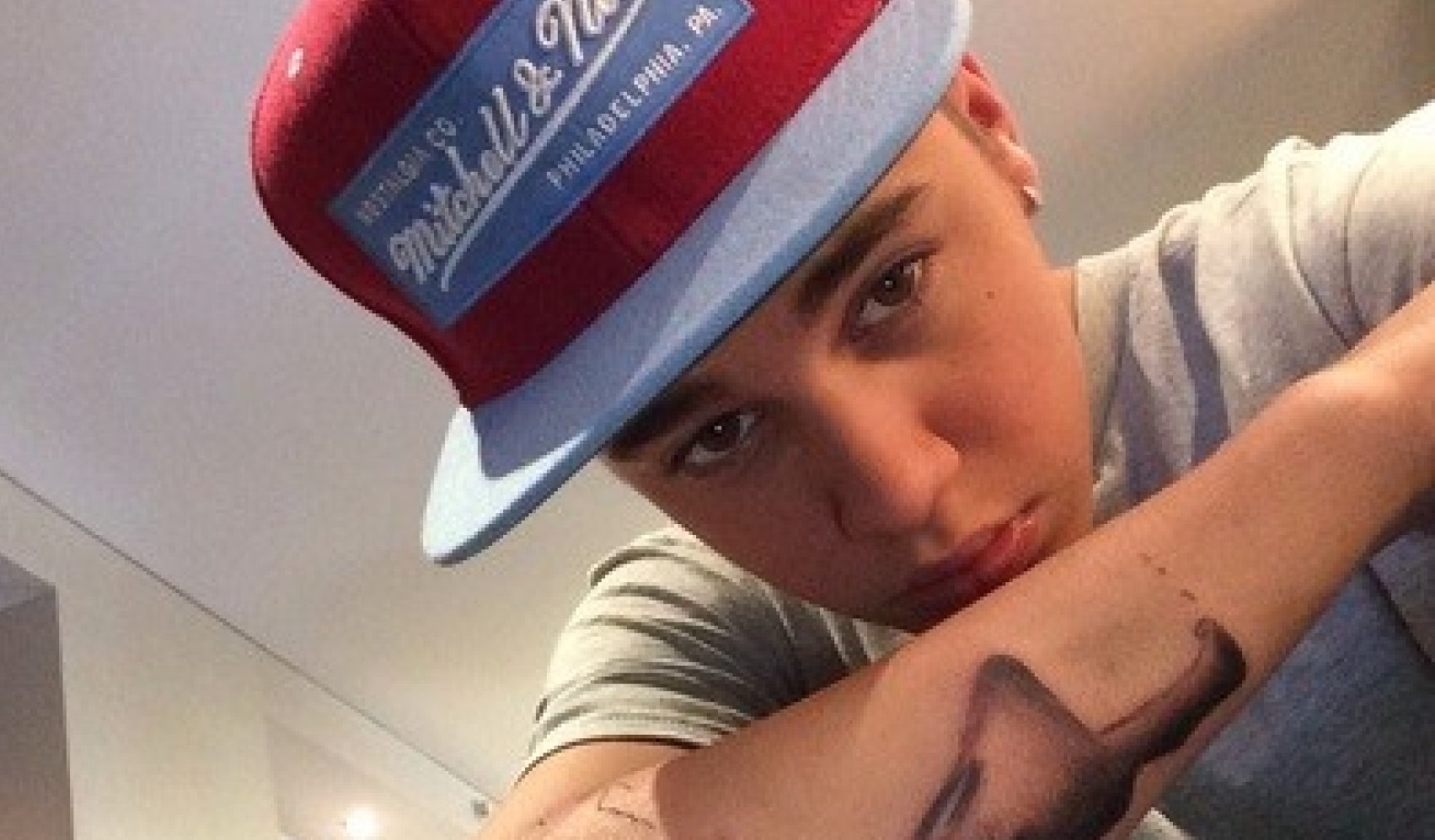 Justin Bieber Drives Three-Wheel Can Am Spyder on Sidewalk