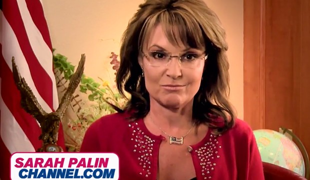Sarah Palin Incoherent and Possibly Drunk on Her TV Channel