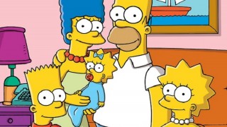 Simpsons family, Bart, Lisa, Homer, Marge