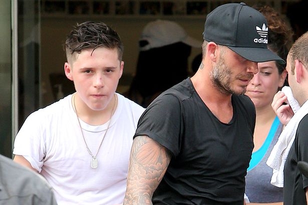 David Beckham and Son Brooklyn Uninjured Following Accident