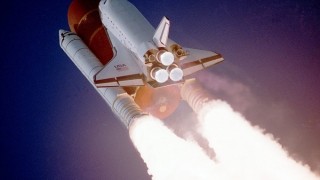 Spacecraft during lift off