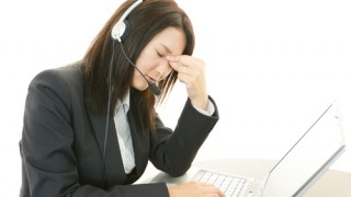 stock photo customer service agent