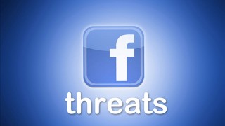 Facebook icon regarding threats