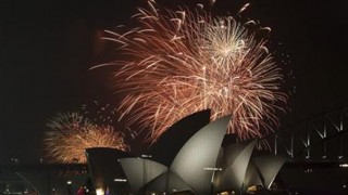 Fireworks from Sydney 2015 celebration