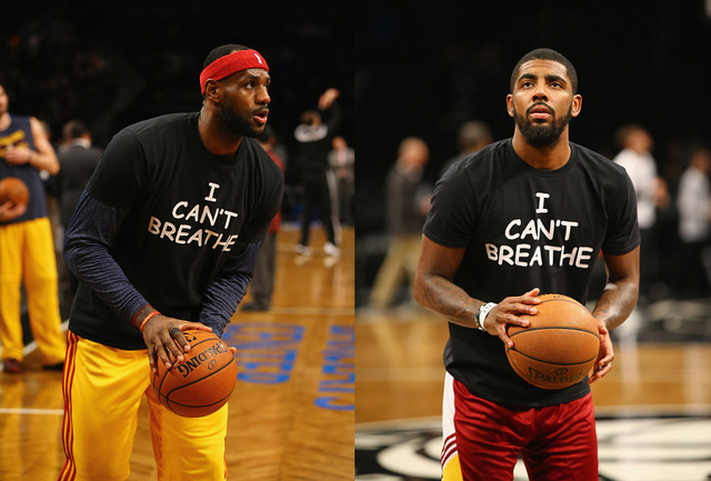 LeBron James, Net Players Wear ‘I Can’t Breathe’ T-shirts in Memory of Eric Garner