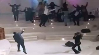 Pastor knocks people down with his self proclaimed invisible powers given to him by the Holy Ghost