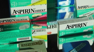 Boxes of aspirin