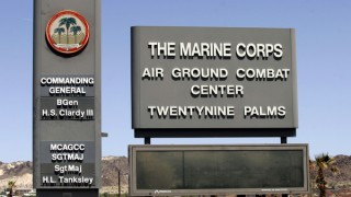 Undated photo of the military base at Twentynine Palms