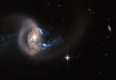 Galaxy NGC 7714 Captured By Hubble