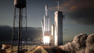 SpaceX Heavy Falcon rocket