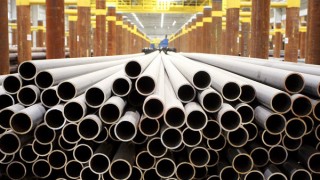Undated pictured of Lorain's US Steel corp piping and tubing