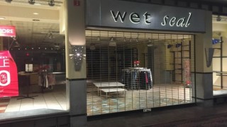 Undated photo of a closed Wet seal location