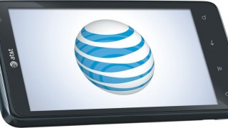 Phone pictured with AT&T logo