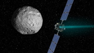 Dawn space probe around Ceres