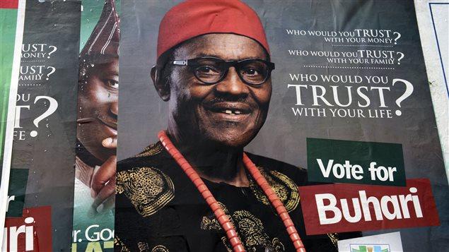 Pictured in an undated magazine cover is Muhammadu Buhari