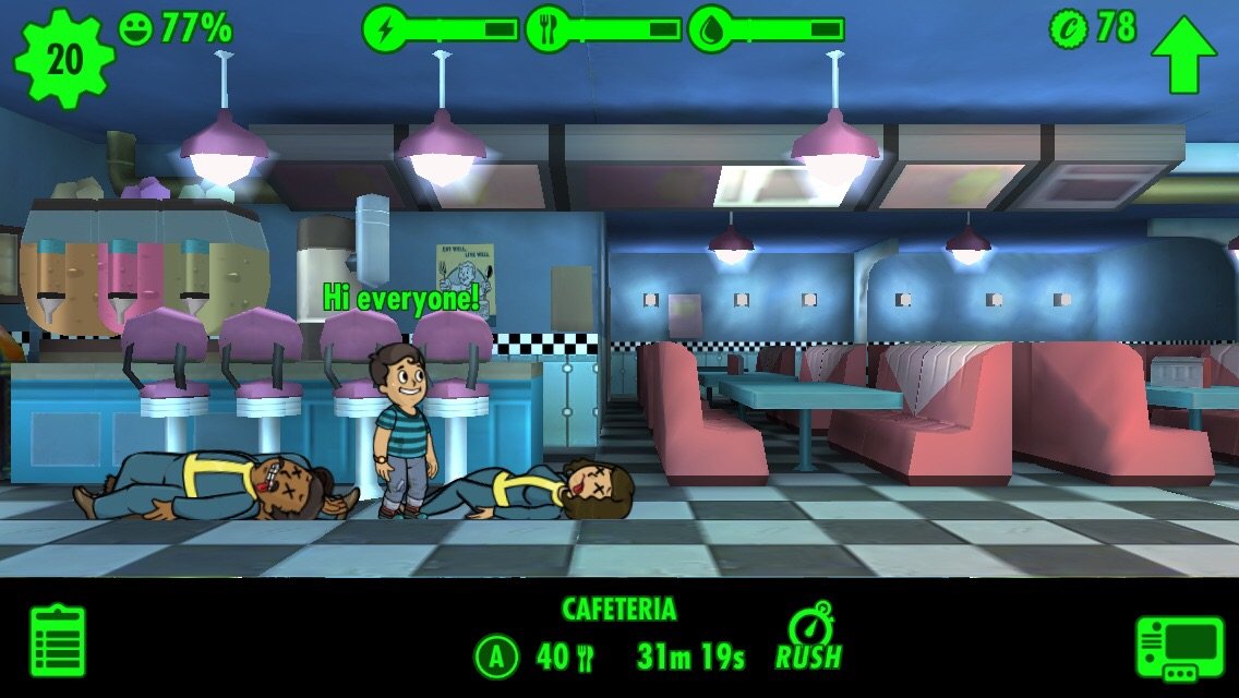 Fallout kid unaware of death