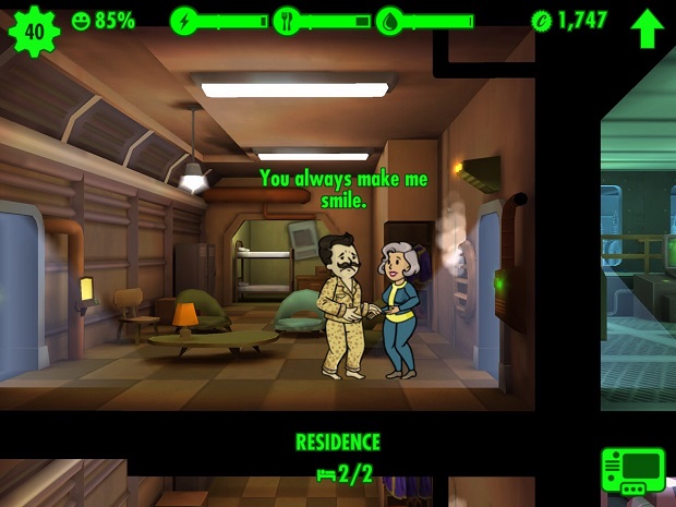 Fallout love reaction