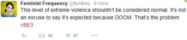 Feminist Frequency on Doom violence