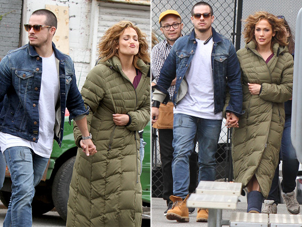 On the set of Shades of Blue in Brooklyn.
