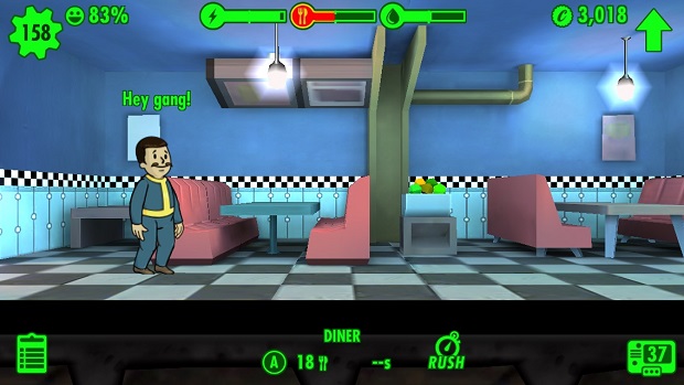 Man confused in Fallout Shelter