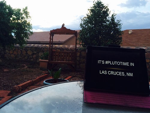 Pluto Time in New Mexico