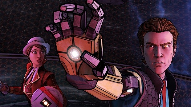 Rhys and Fiona trapped