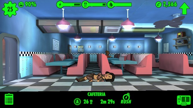 She's just resting Fallout Shelter