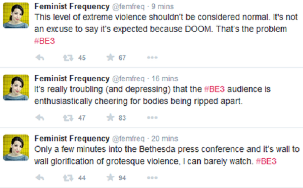 Anita Sarkeesian on Doom violence