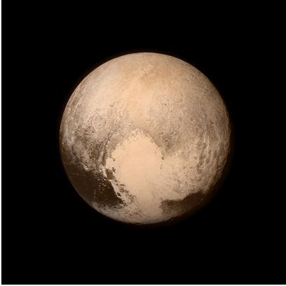 Pluto. Photo courtesy: NASA
