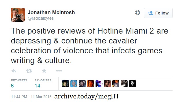 Positive reviews on Hotline Miami 2